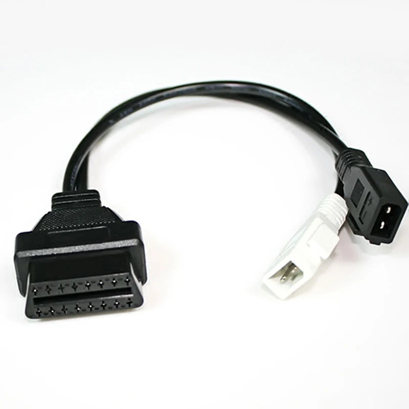 30CM for Audi Extend  Audi/VW/Seat/Skoda 2x2 2+2 To OBD 2 16 Pin Female Diagnostic Tools Connector Cable