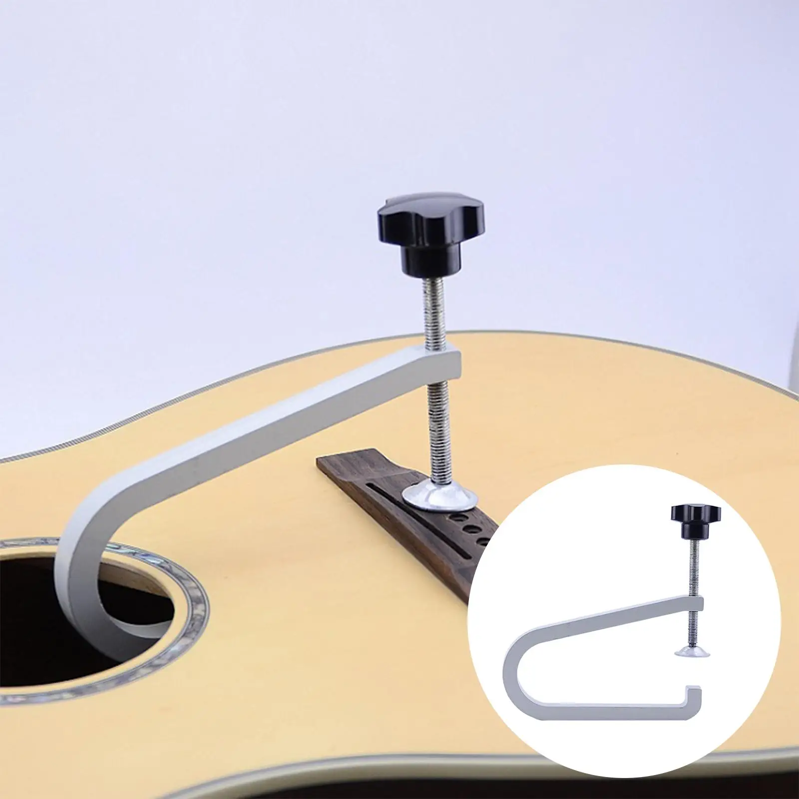 Guitar Bridge Clamp Bridge Clip Tools for Guitar Maker Musical Instrument Part Guitar Repair Tool for Acoustic Guitar Bass Parts