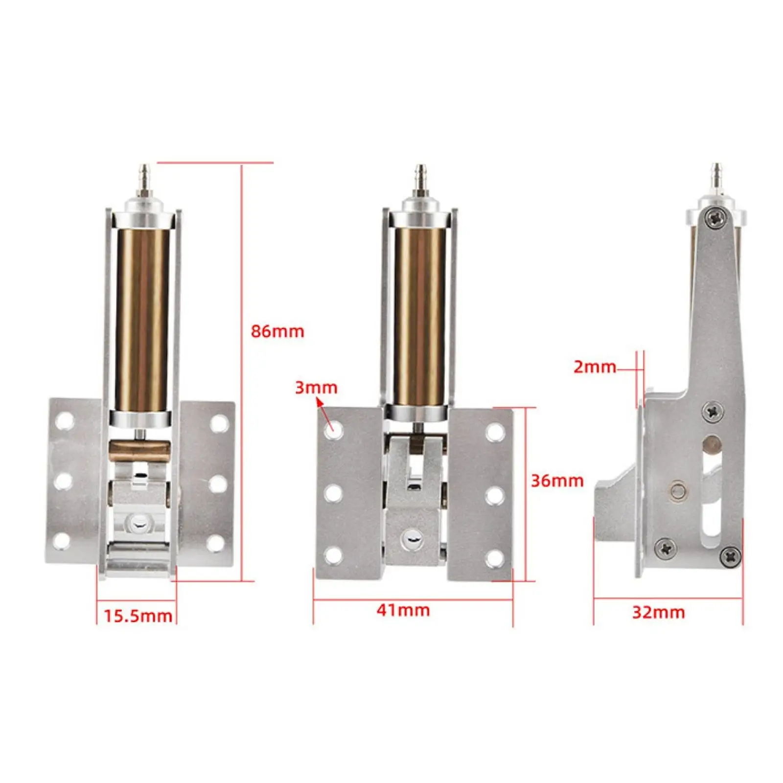 Train d'atterrissage d'avion RC, pour aile fixe d'avion RC, pièces d'avion RC, ensemble de rétraction d'air