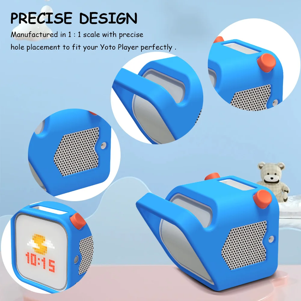 حافظة سيليكون لمشغل يوتو ، صندوق حماية للسفر ، حقيبة حمل مانعة للانزلاق بمقبض ، واقي مشغل الصوت ، الجيل الثالث