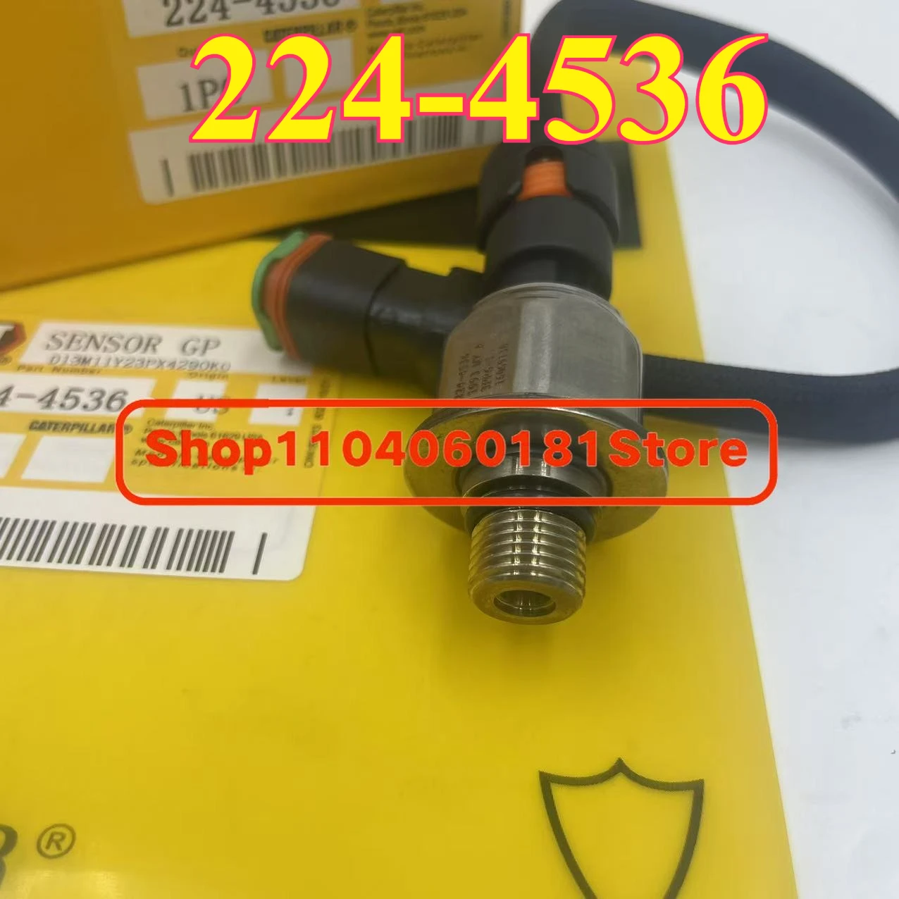 

224-4536 3PP6-1 Fuel Injection Pressure Sensor Compatible with C7 C9 Diesel Engine for CAT C7 3126 C15 MXS BXS NXS