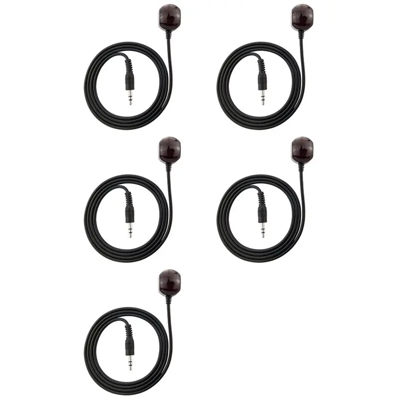 A33T-5Pcs 3.5Mm 38Khz Infrared IR Remote Control Receiver Extender Extension Cable For Set Box