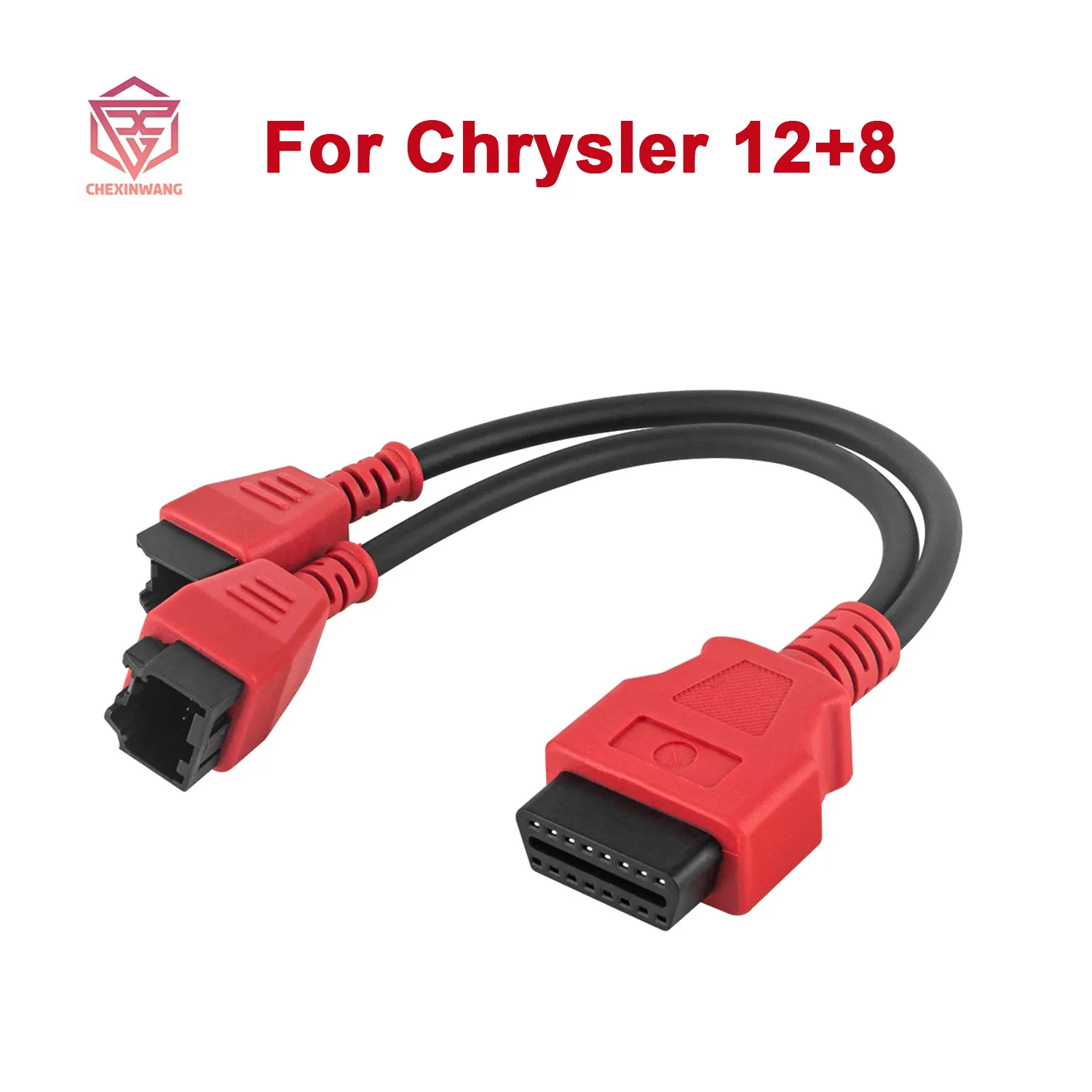 For Chrysler 12+8 Connector Cable Works for LAUNCH X431/OBDSTAR/Autel Maxisys For Chrysler 12 8 Adapter High Quality Free Ship