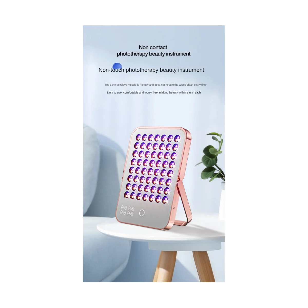 Многофункциональный ряд света, косметический инструмент, зеркало для макияжа, удаление прыщей всего тела, осветляющий спектрометр, вилка стандарта США