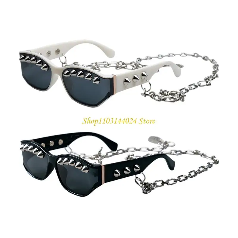 

N5KE Stylish Spiked Sunglasses for Girls Boys Photo Props Travel Unique Sunglasses