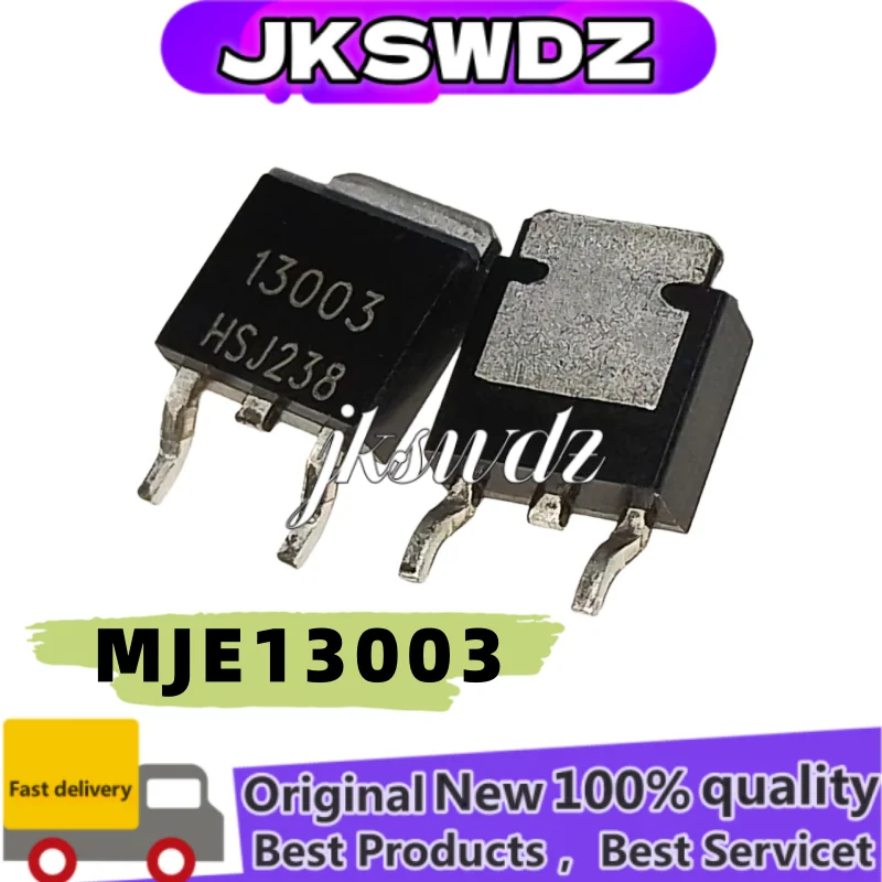 

10-50 PCS 100% New MJE13003 E13003 13003 TO-252 SMD Transistor