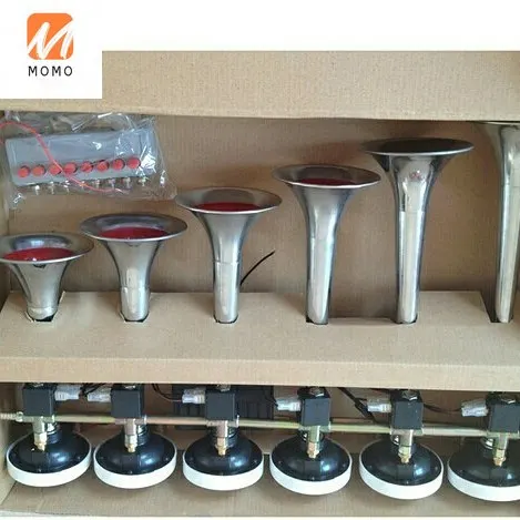 موسيقية 6 أنابيب بوق هوائي شاحنة حافلة 8 ميلودي ميوزيك بوق هوائي