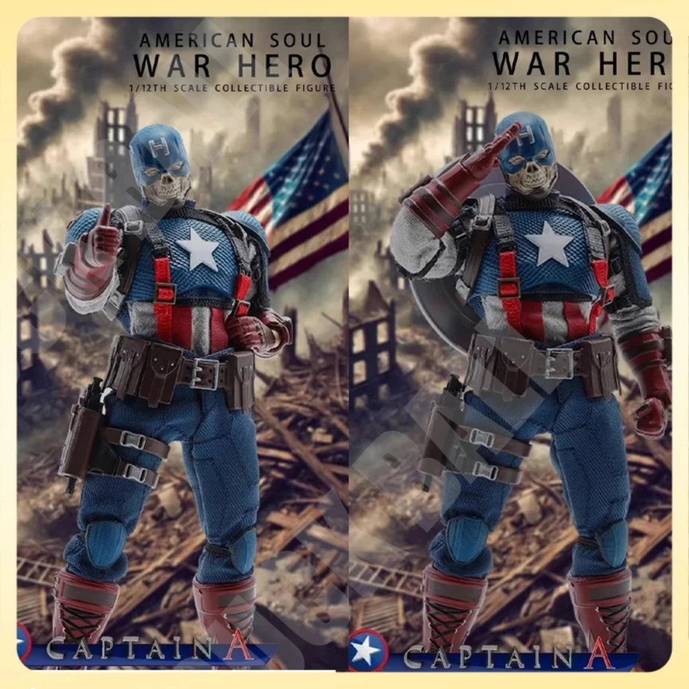 

Оригинальные игрушки Joy Man, масштаб 1/12, капитан, американская Soul War Hero, экшн-фигурка, коллекционная Jmtoys Jm003, детская игрушка, подарок на день рождения для мальчика