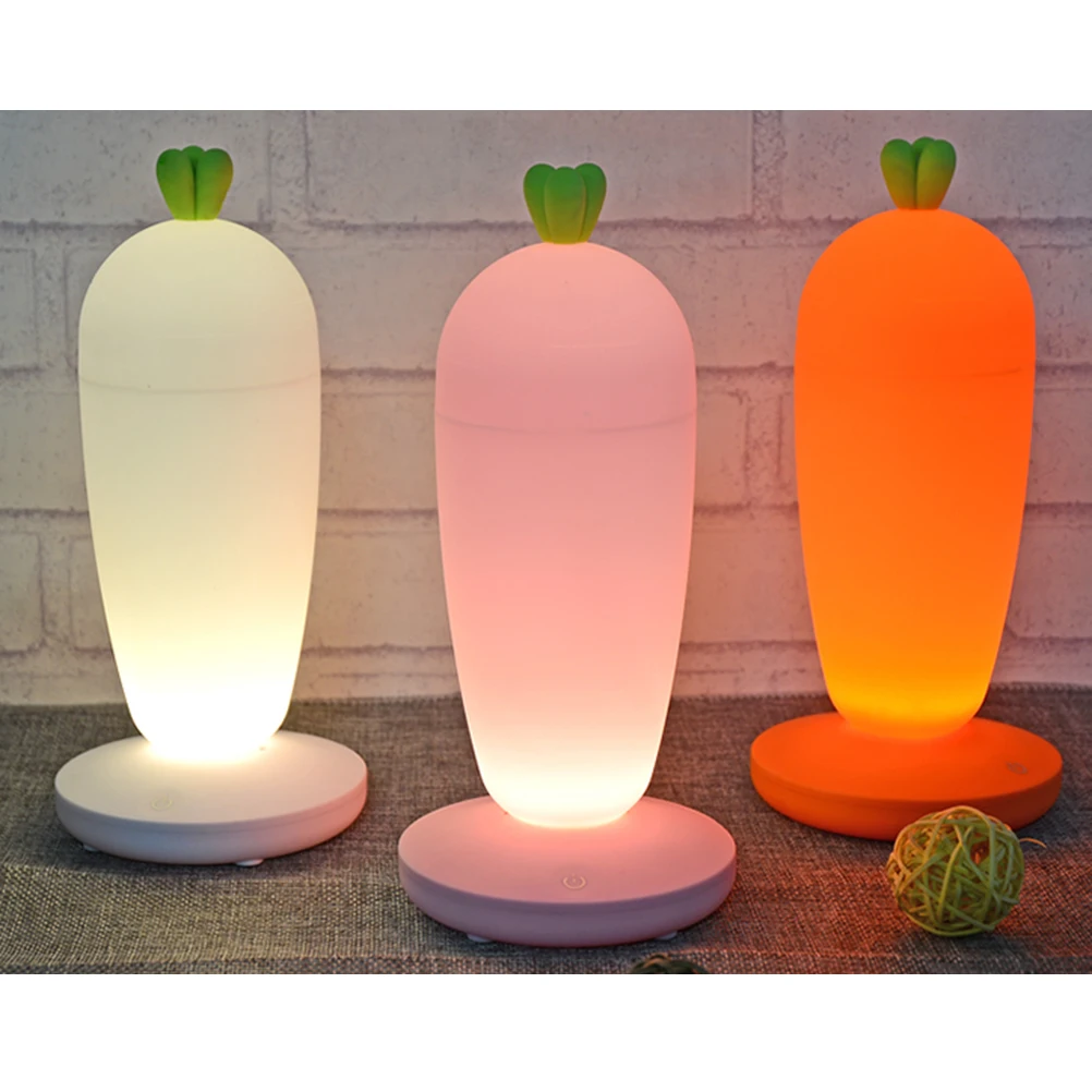 

Bedside Lamps Usb Charging Desk Light Eye Protection Nightlight LED Orange Portable