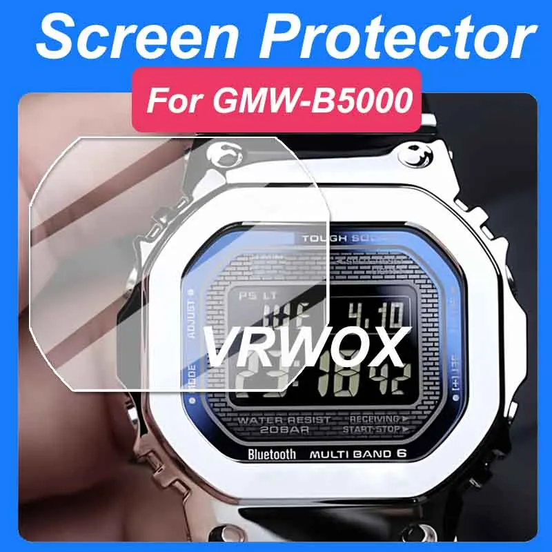 3Pcs  9H Glass Screen Protector For GMW-B5000BPC-1 Watch Tempered Protector 99% HD Clear