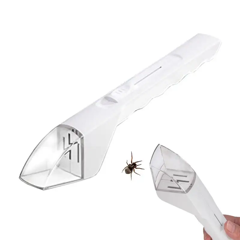 Long Spider Catcher Wasp Trap And Magnifier Long Handle Fly Grabber Spider Grabber Contactless Children Toy For Nature