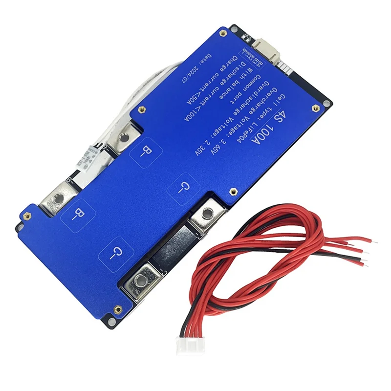 

【Секь-только!】Оновление для 4S 12V 100A BMS Lifepo4 Плата защиты литий-железо-фосфатной батареи со сбалансированной зарядкой