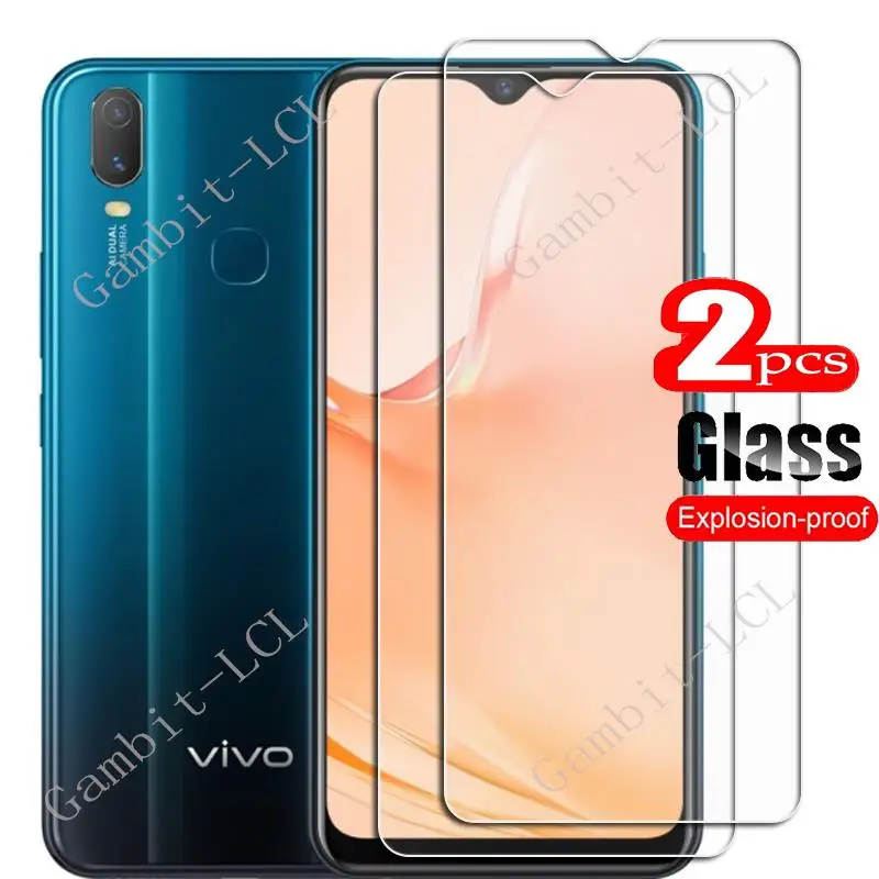 For Vivo Y11 (2019) Tempered Glass Protective VivoY11 Y 11 Vivo1906 1906 1906_20 6.35Inch Screen Protector SmartPhone Cover Film