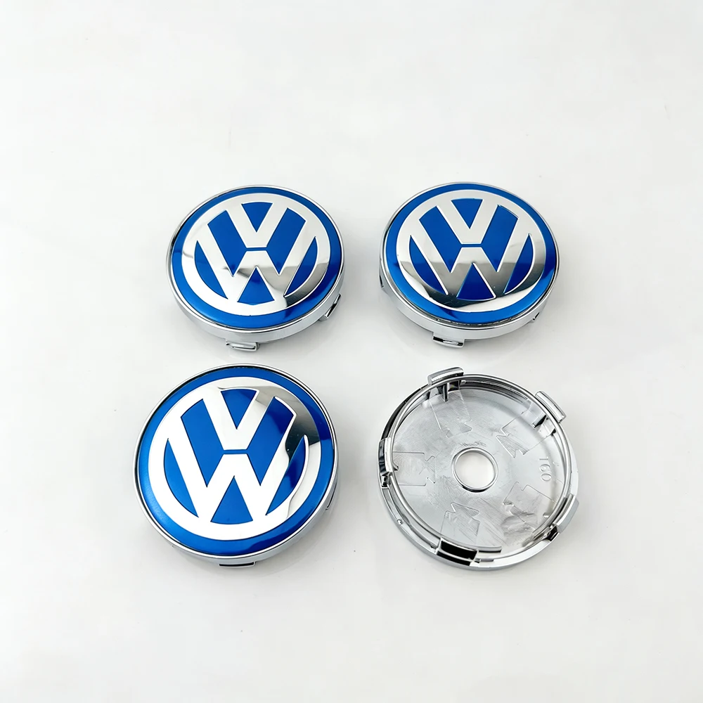 4pcs 55MM 56MM 65MM 70MM Car Styling Wheel Center Cap Hub Covers Badge For VW Volkswagen Golf Polo Passat 3B7601171 1J0601171 view 4