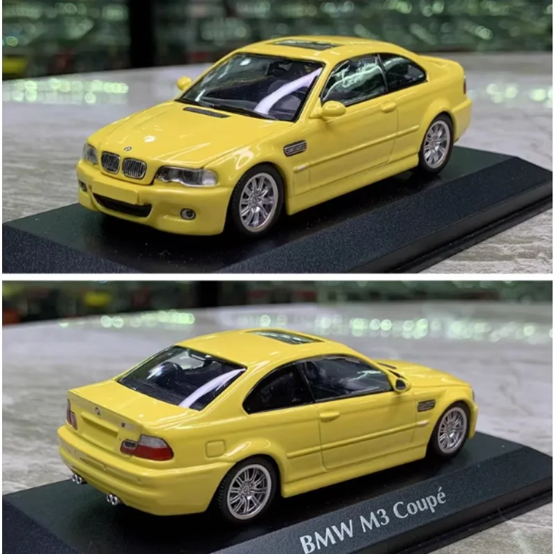 

Масштабная модель автомобиля BMW M3 COUPE E46 2021 из литого металла, 1:43, 940020021