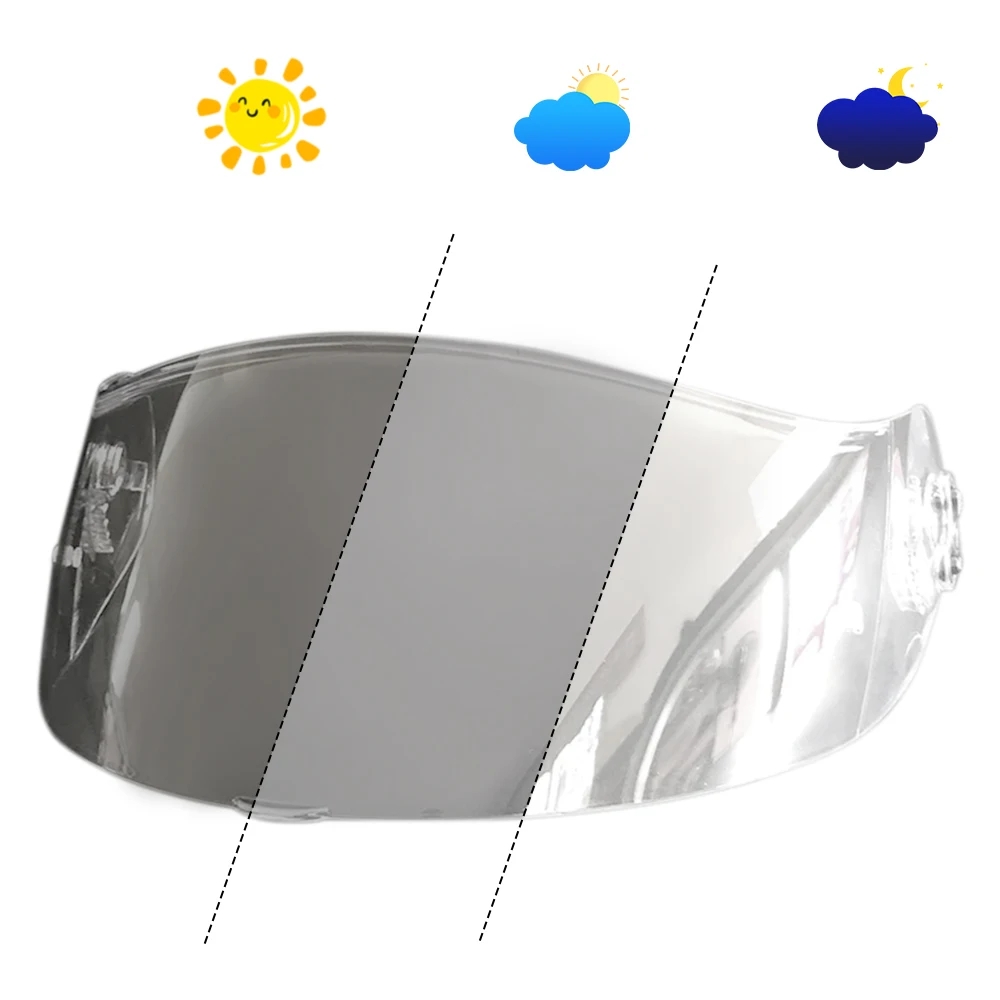 

Helmet Photochromic visor Goggles For Nolan X-lite X803 X803RS X802RR X702 X661 X603 Helmet visor UV Automatically hromic lens