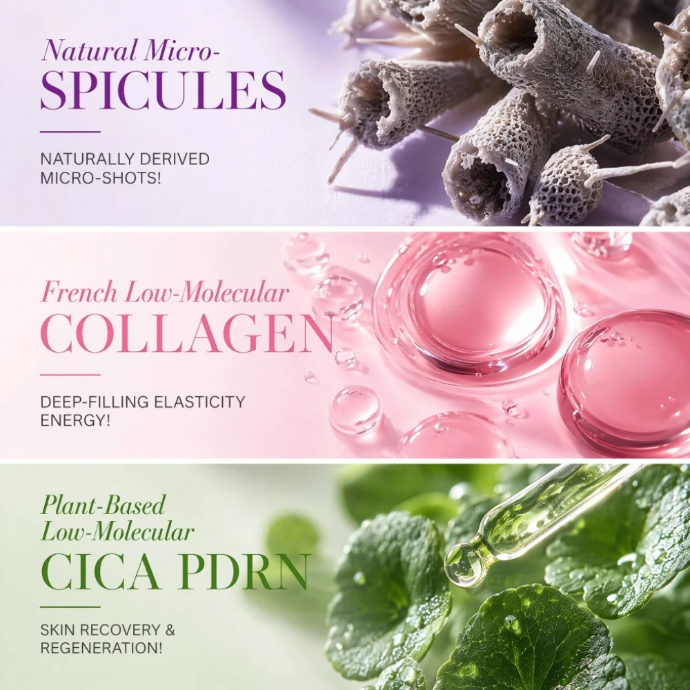 Spicule Collagen PDRN Cream 1000 Shot - Fragrance Free Firming & Lifting Fine Lines Reducing Face Cream，Mary&May