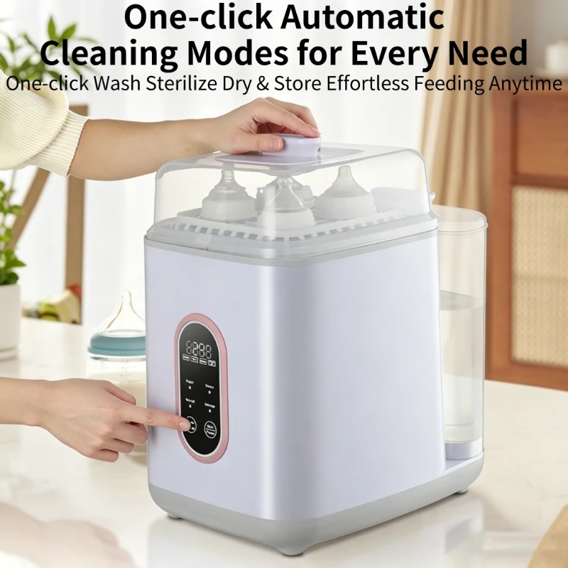 110V/220V 400W US/EU Multifunctional Baby Bottle Washer All-in-One Maternal Child Helper Clean Sterilization & Drying Functions