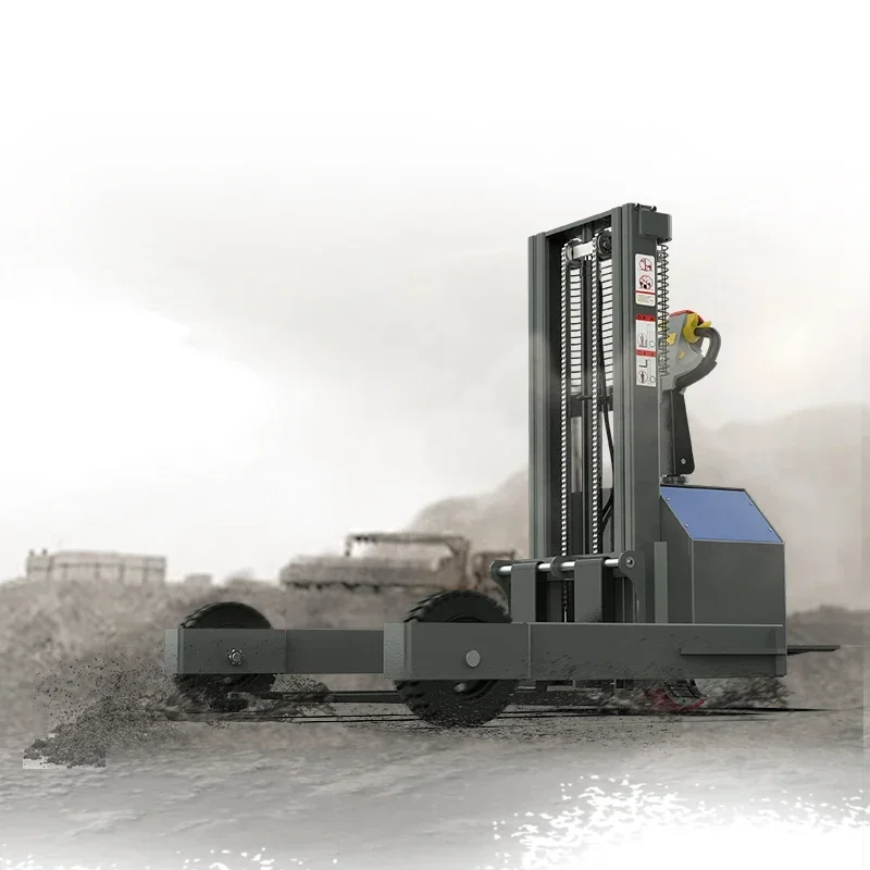 وصول جديد على الطرق الوعرة مكدس كهربائي صغير بطارية الرصاص الحمضية 2 طن مكدس كهربائي أوتوماتيكي #6