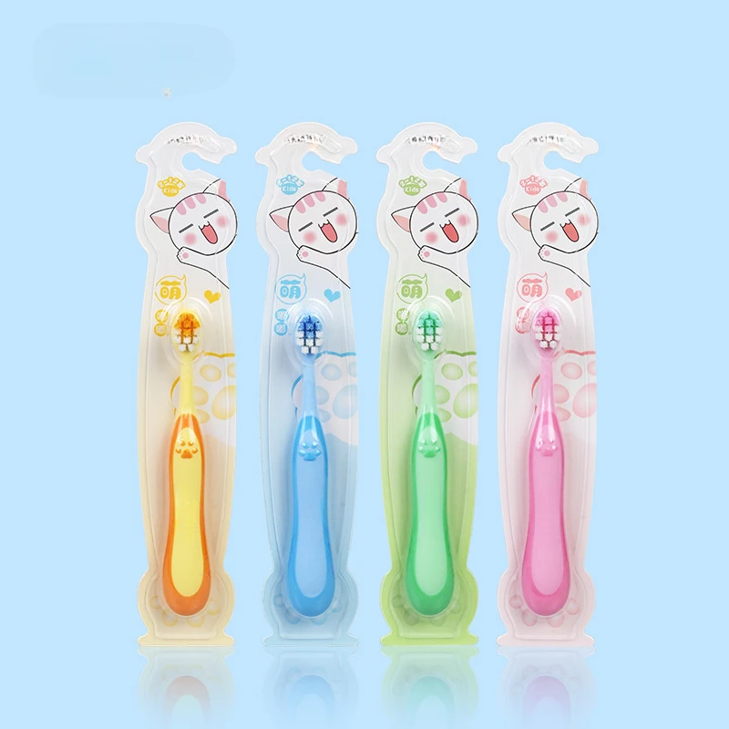 Cartoon cute and fluffy, with ten thousand strands of hair, super soft and cute, children's cute claws, cat claws, toothbrush