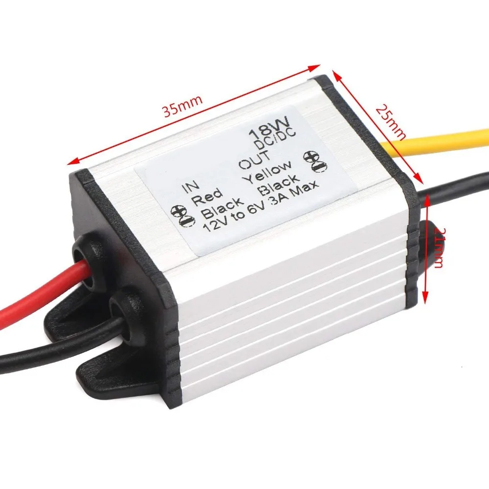 12V to 6V Voltage Regulator Module Buck Converter Voltage Regulator DC-DC Converter Power Supply Voltage Step-down Module