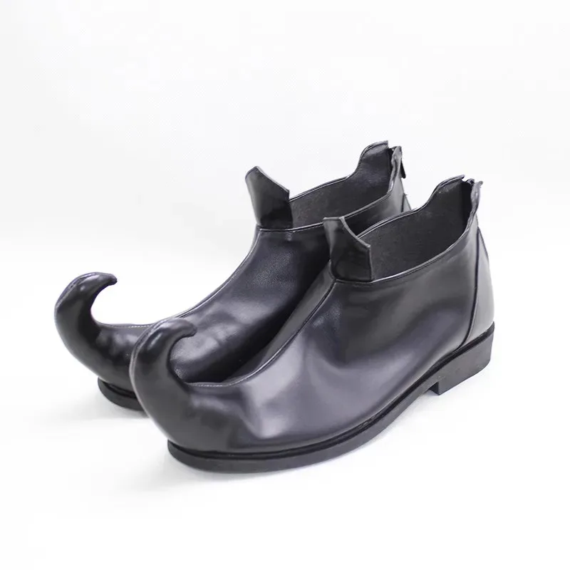 Navidad Elf Buddy Zapatos de cosplay negros Botas Halloween mj:3