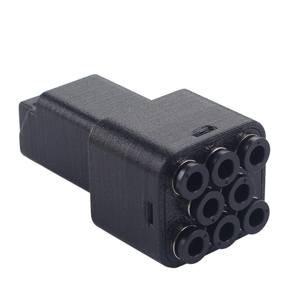 8-Farben-Filament-Hub, kompatibel mit Kobra 3 S1C mit präziser Farbsteuerung und PTFE-Adapter-Design mit niedrigem Widerstand