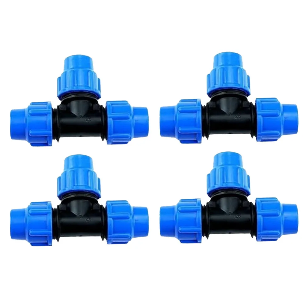 T Piece PE Fitting 20 20 20mm 25 25 25mm 32 32 32mm for PE80 PE100 Pipes For Irrigation System Polypropylene Construction