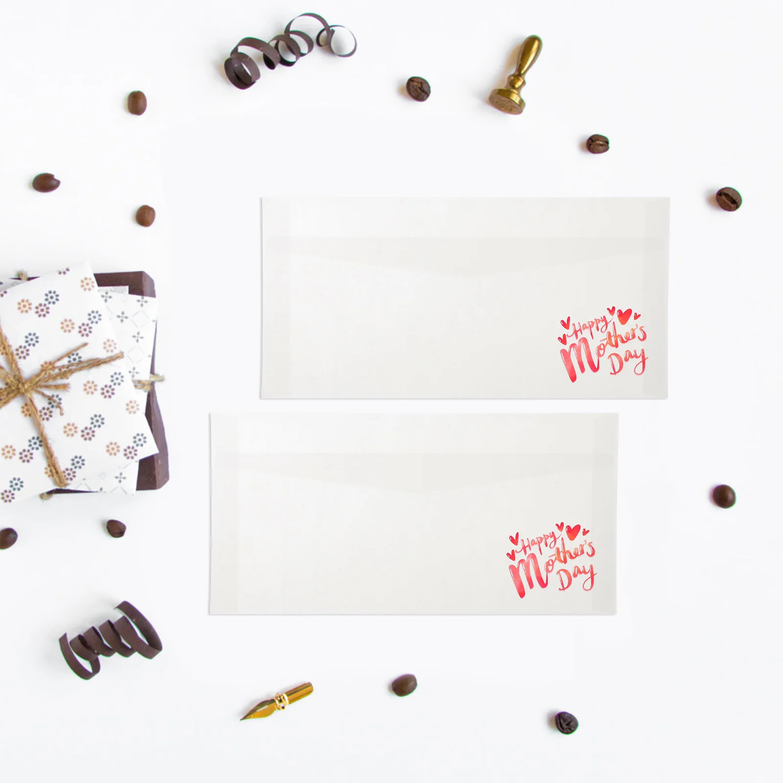 

Набор из 30 разноцветных декоративных конвертов для открыток на День матери, подарок на день рождения для мамы, С Днем матери