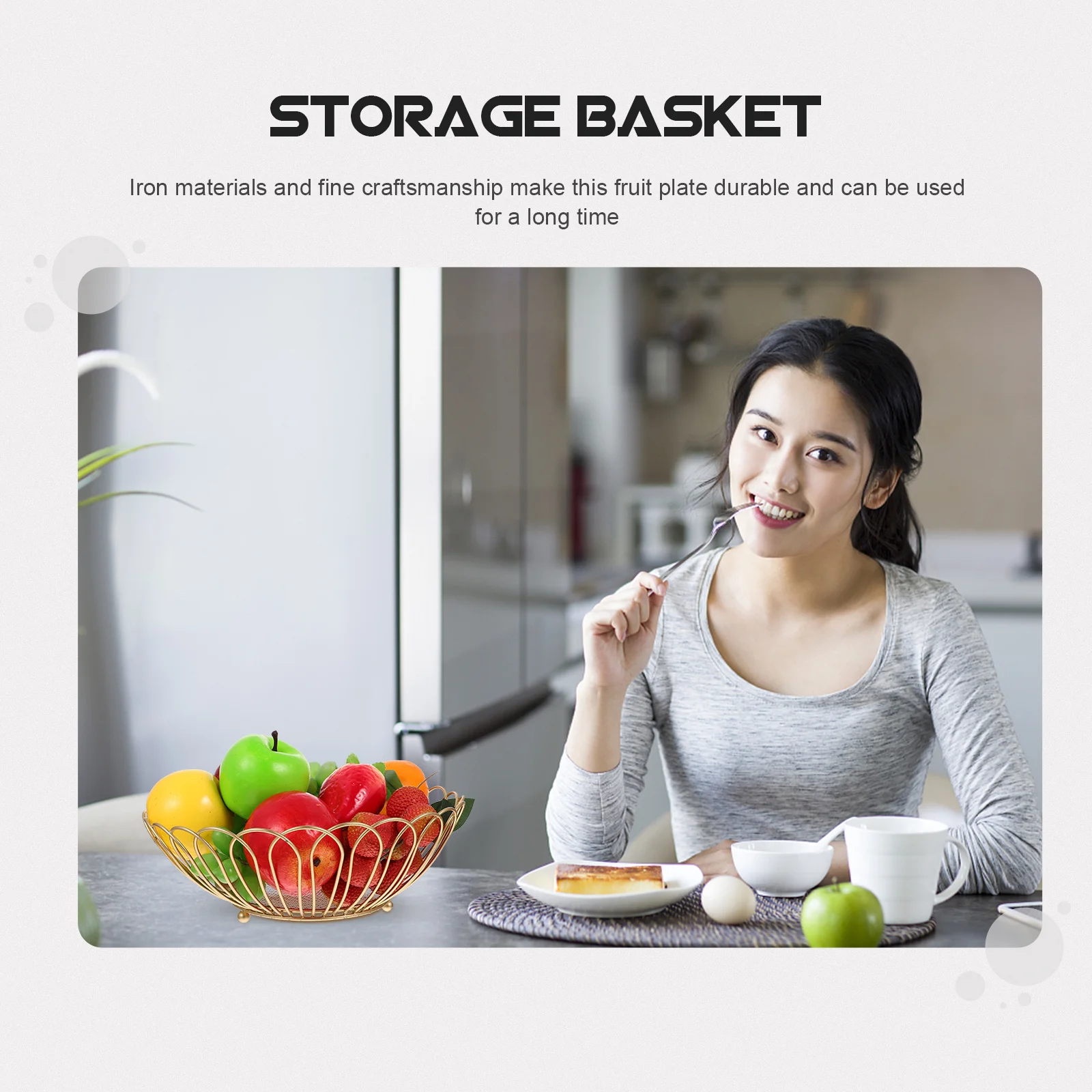 

Iron Fruit Tray Multi-Purpose Snack Plate For Party Wedding Dessert Storage Holder Dried Fruit Tray Decorative Food