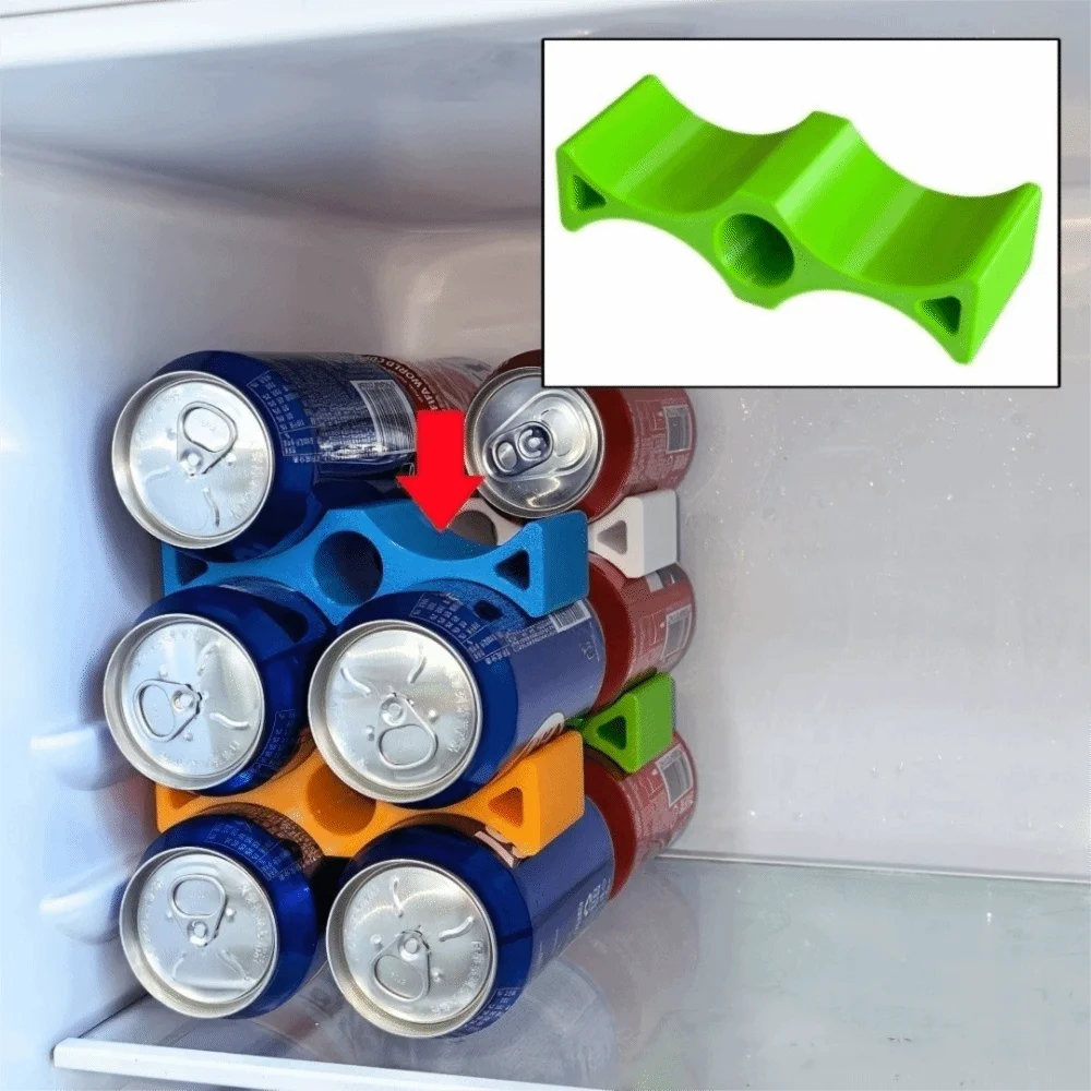 Durable 3D Printed Can Stacker Organizer Stable Space Saving Soda Can Stacker Plastic Stack Storage Rack Pantry