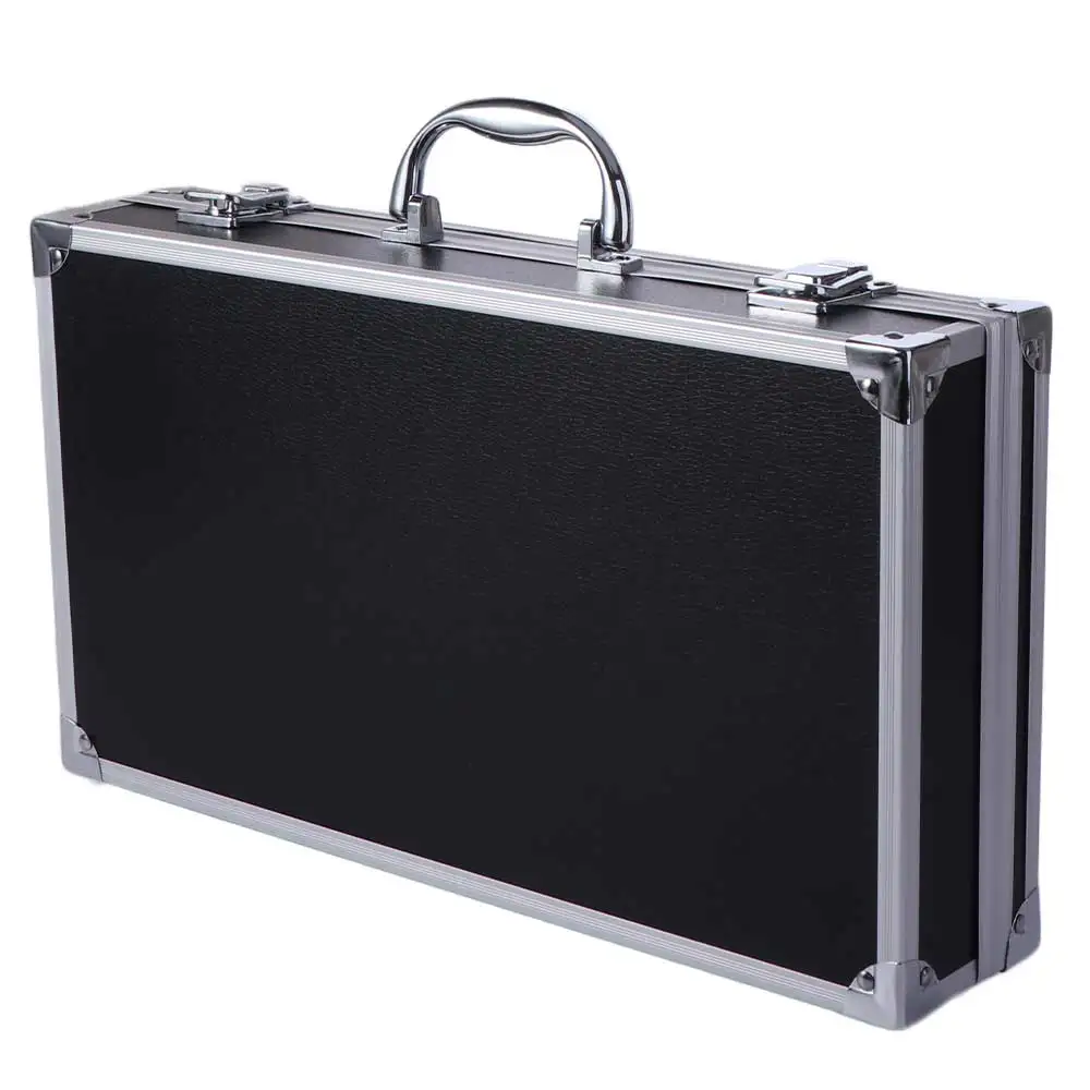 Portable Microphone Carrying Case Hard Shell Sponge Compartment Karaoke Storage Case Impact Resistant Mic Organizer