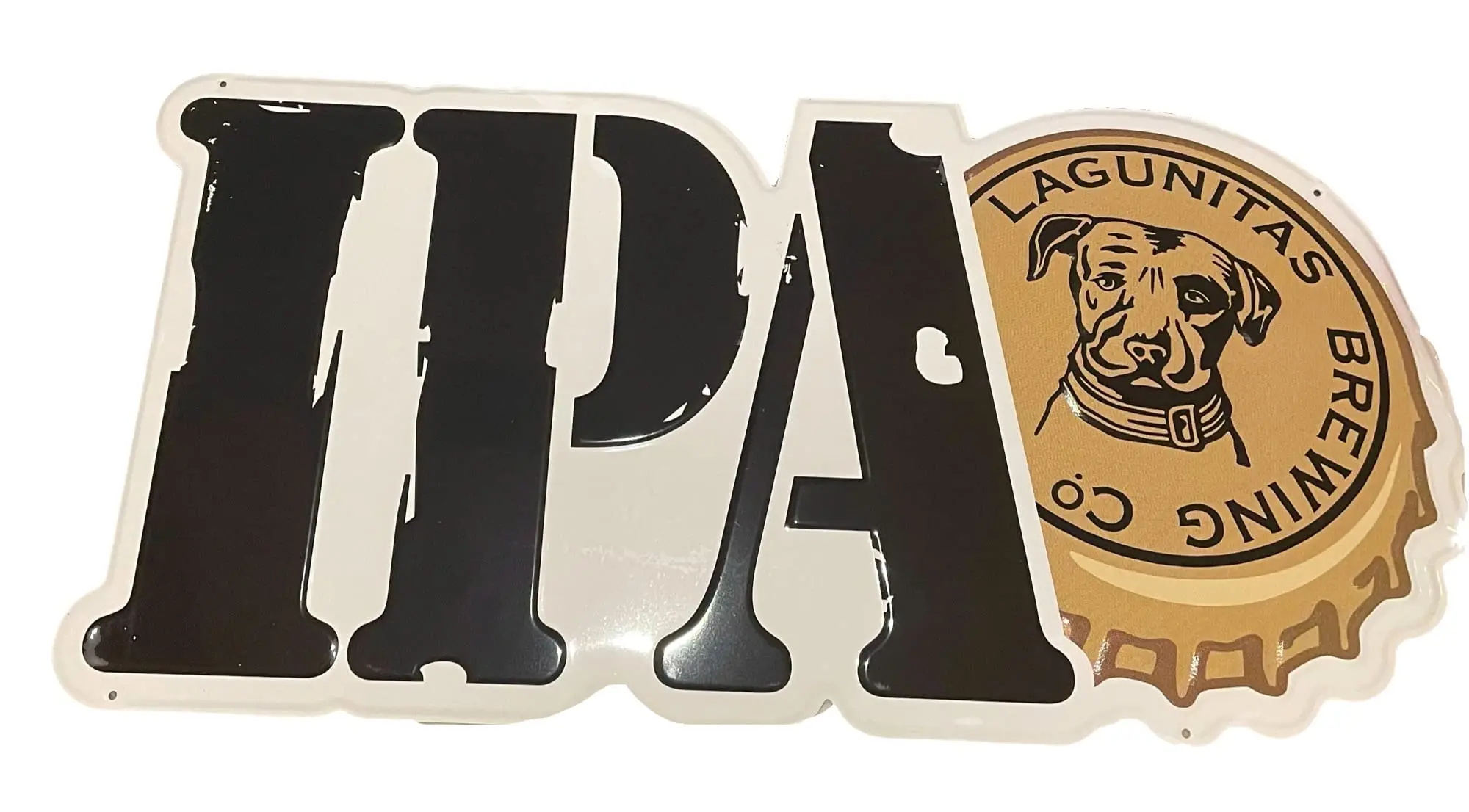 Lagunitas Brewing Company IPA Metal Tin Tacker Sign | 23