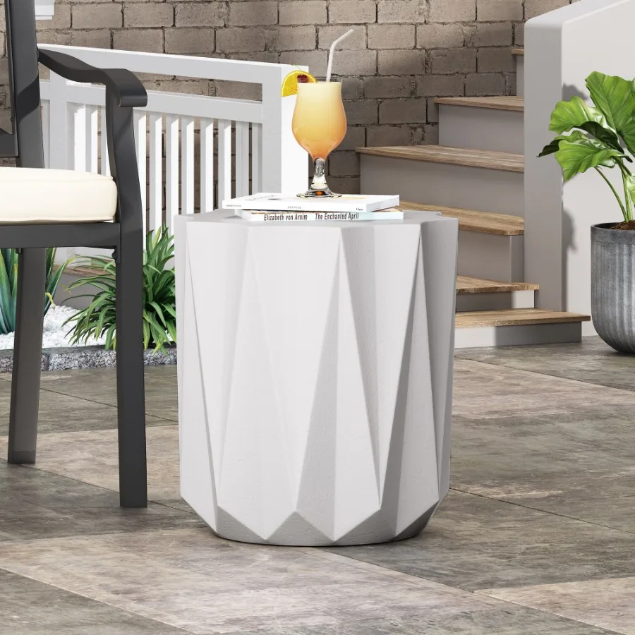 

Outdoor LightWeight Concrete Side Table