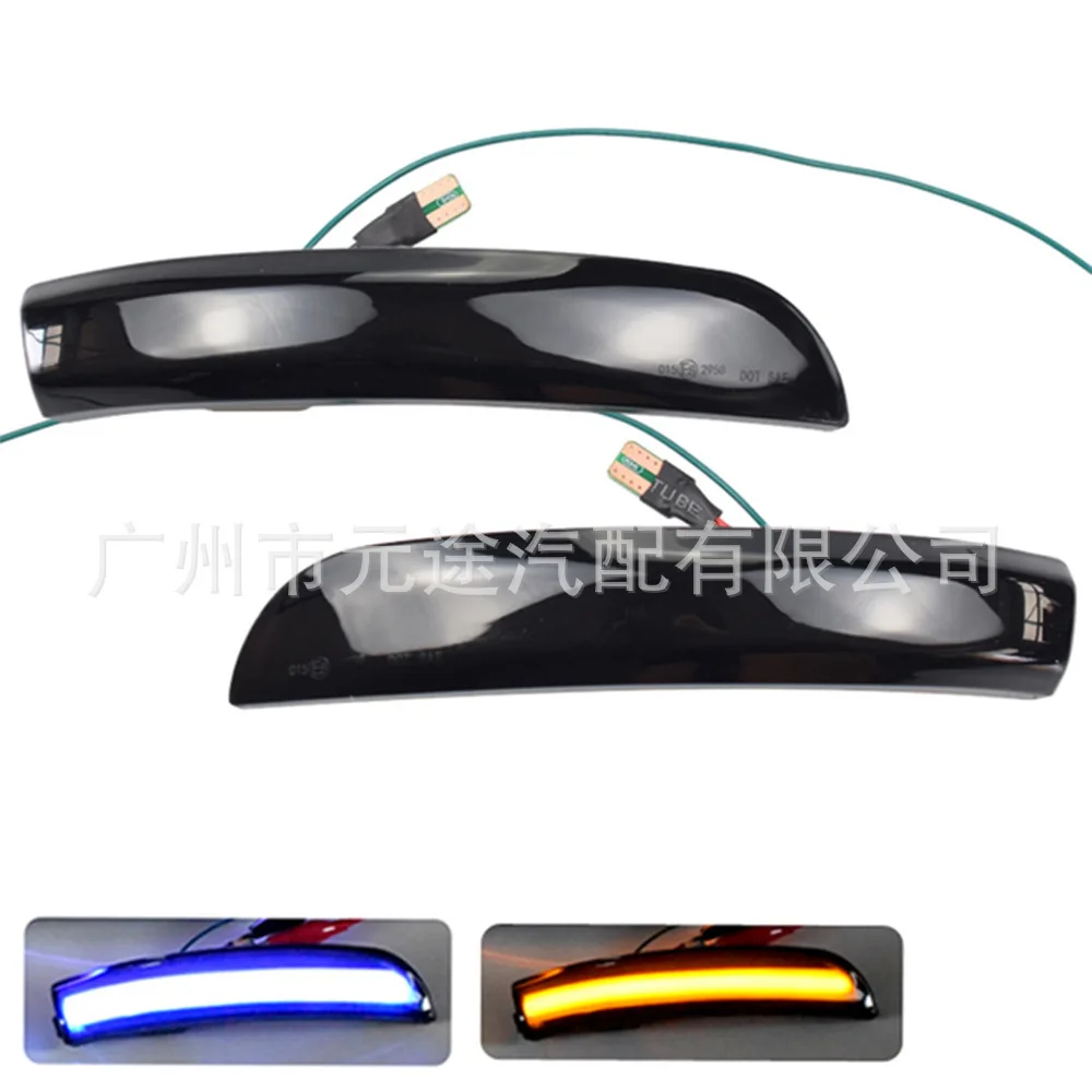 Car reverse mirror turning running water light For Ford Escape 2013-2018 rearview mirror flash light.automobiles, parts accessor
