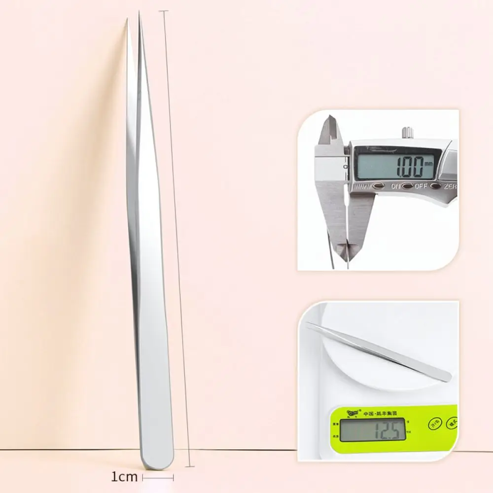 Professional Stainless Steel Eyelash Extension Tweezer Precise Volume Fan Picking Tool For Beauty Salon Lash Grafting Makeup