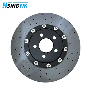 適用於 2020-2022 年福特野馬 GT500(配備原廠 Brembo 卡鉗)的高性能後輪 370mm 碳陶瓷煞車碟盤 CCB 10 最佳銷售 Brembo卡鉗 - №7