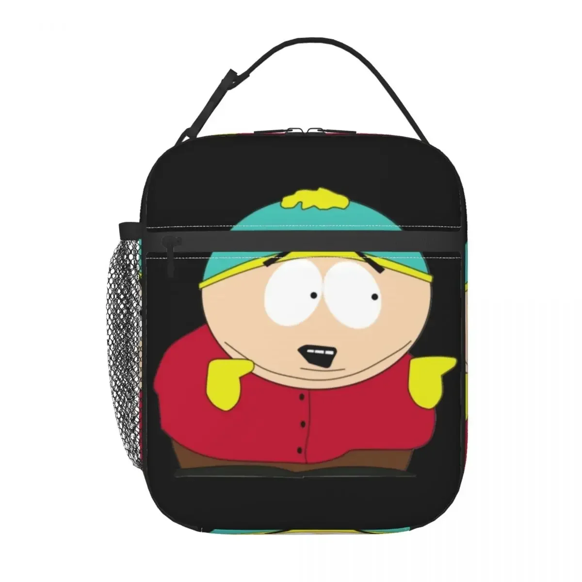 Cartoon Anime SouthPark Insulated Lunch Bags for Outdoor Picnic Eric Cartman Waterproof Thermal Cooler Lunch Box Women Children