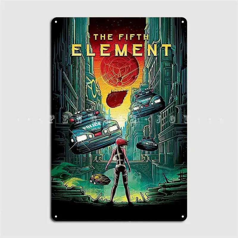 The Fifth Element Metal Sign Wall Cave Pub Garage Customize Plates Tin Sign Poster