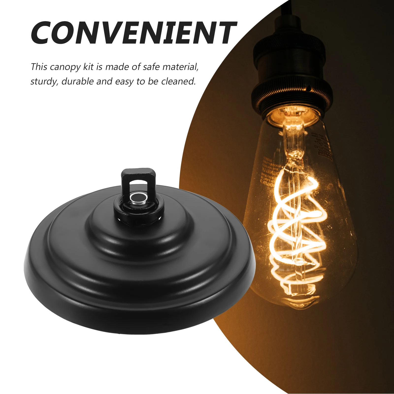 

1 Set Ceiling Cover Plate Light Fixture Mounting Bracket Chandelier Parts Pendant Lamp Holder Canopy Kit For Home Bar Restaurant