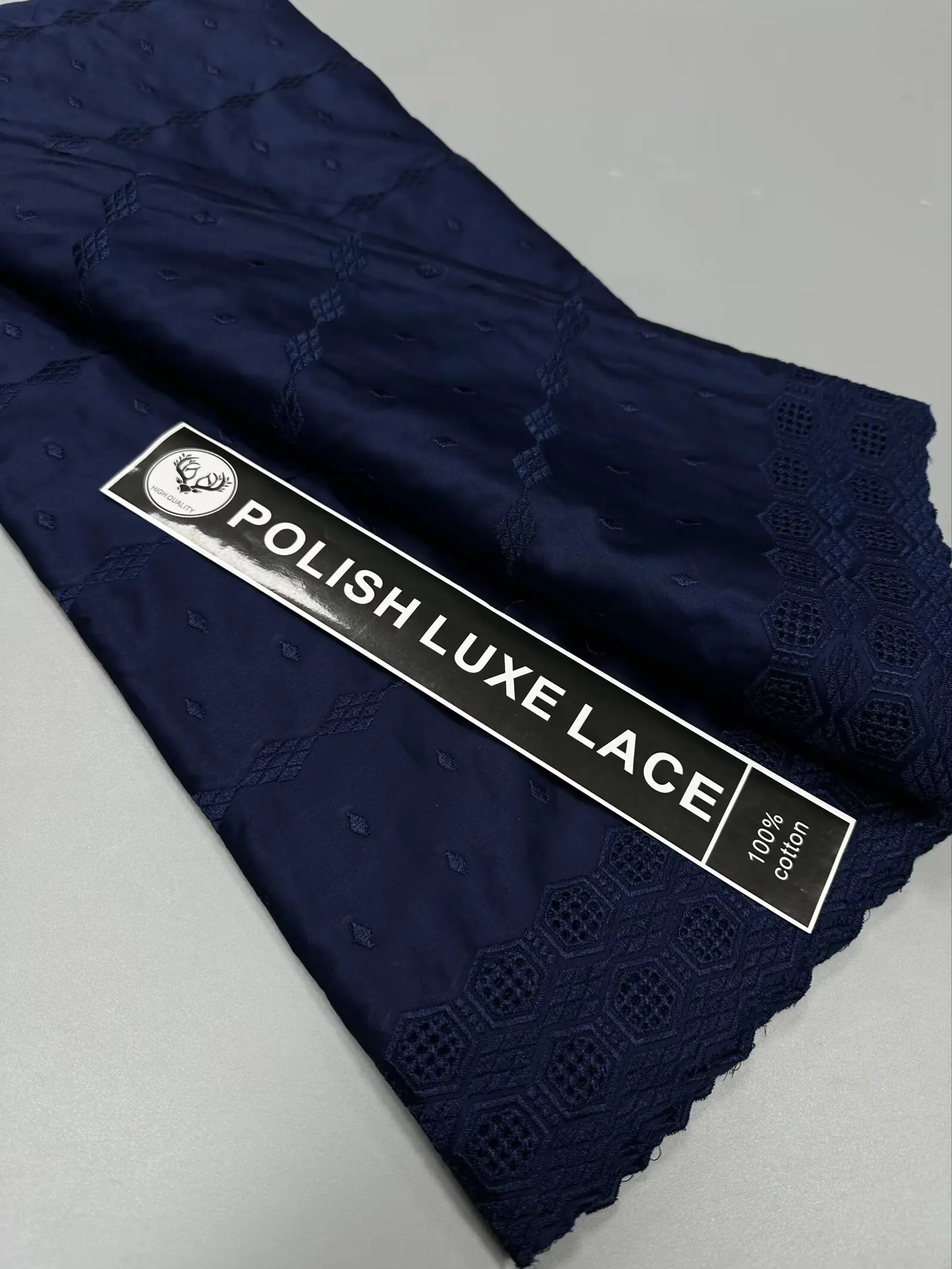 قماش دانتيل فوال سويسري قطن 100% أقمشة دانتيل أفريقي عالية الجودة 5 ياردات 2025 قماش Atiku للرجال نيجيري-TY