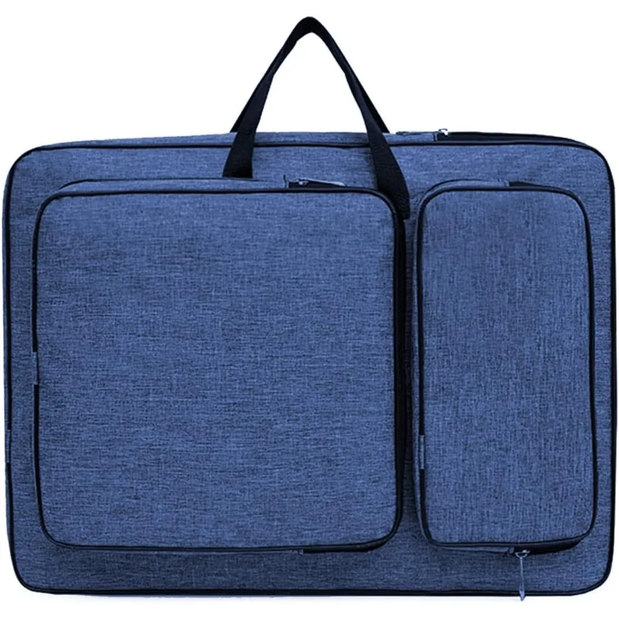 Mochila de transporte de cartera de artista 8K para almacenamiento de arte versátil: mochila de tablero de dibujo ajustable impermeable con protección