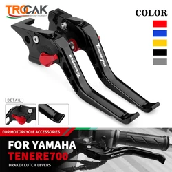 TENERE 700 Accessorie FOR YAMAHA TENERE 700 2019 2020 2021 2022 2023 Motorcycle Handles Short Adjustable Brake Clutch Levers