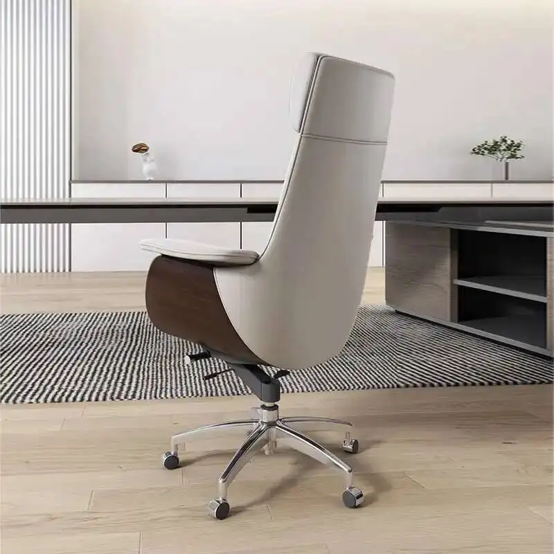 

Salon Luxury Chair Recliner Study Office Foot Pedal Minimalist Executive Wheels Office Chair Floor Cadeira Gamer Furniture