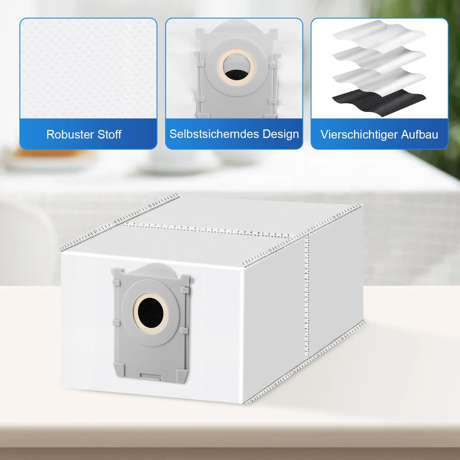Bags for Ecovacs Deebot X8 Pro OMNI / X8 OMNI / X9 Pro Omni / T50 Pro OMNI / T50 MAX OMNI / T50 OMNI / T80 Omni / T80 Pro Omni