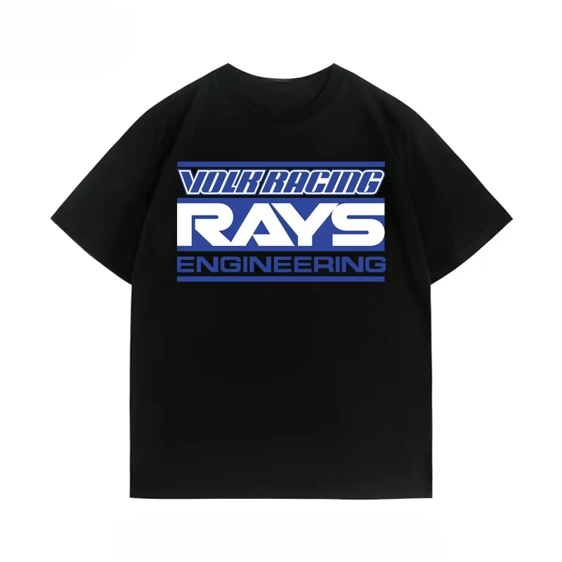 

Japanese Wheel Modified Graphic T-shirt Men's Clothes Sweat Absorbent Breathable Men's and Women's Motorcycle T-shirts