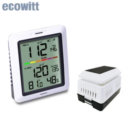 Ecowitt WH0290 Air Quality Monitor Multifunctional Air Quality Detector PM2.5 Meter with Indoor Temperature & Humidity