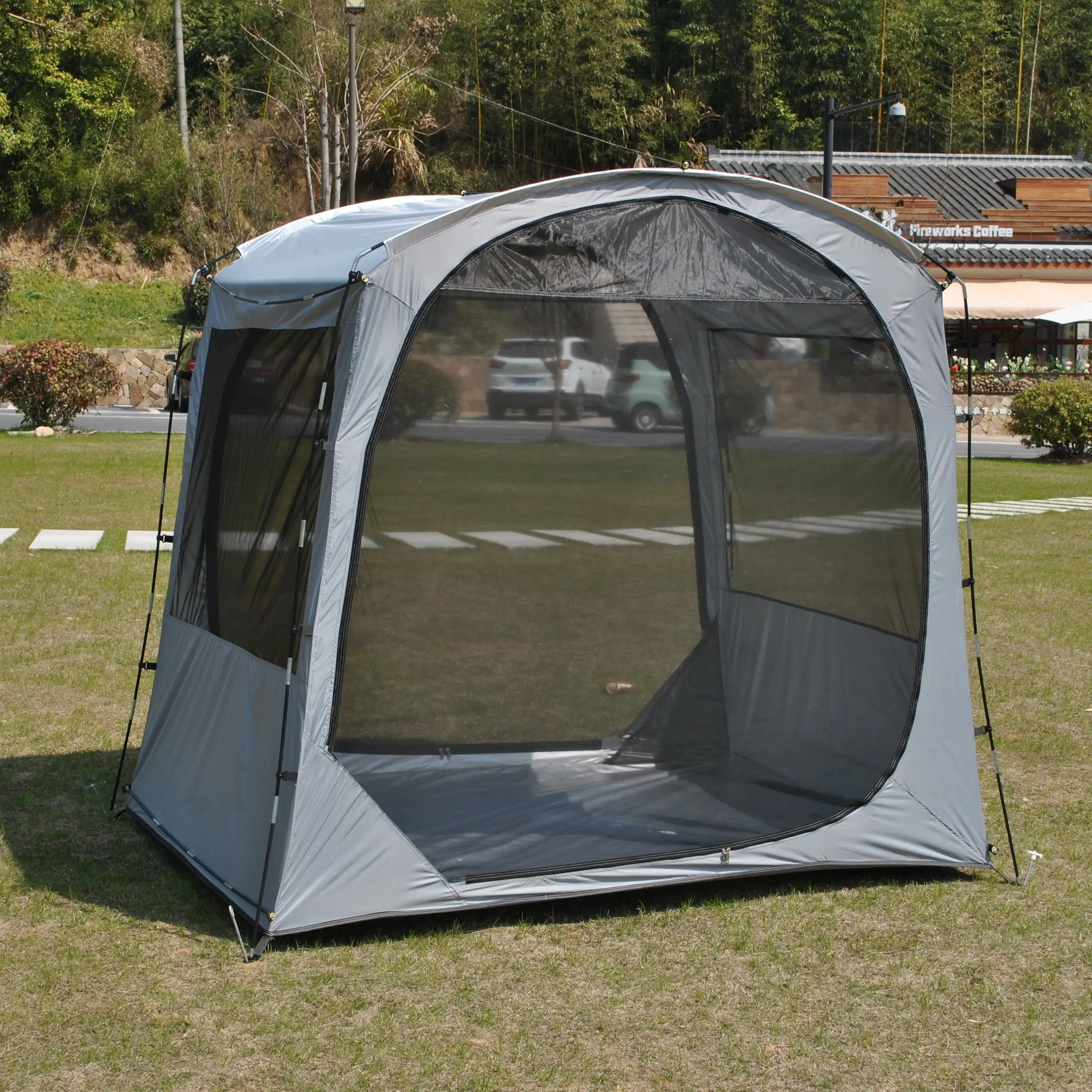 

Палатка-тент, защита от комаров и солнца для улицы, просторная, на 4 человек, для кемпинга, для активного отдыха