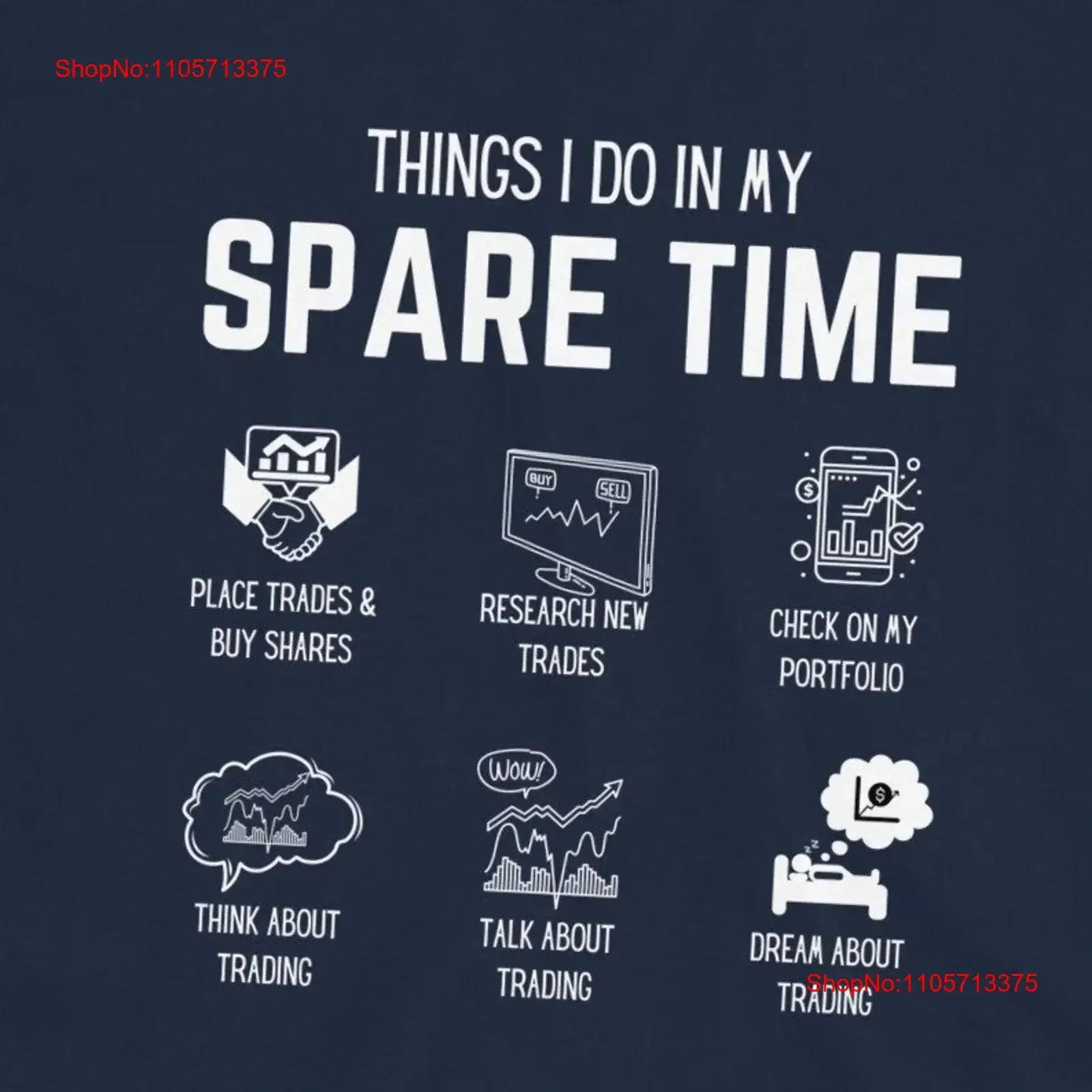 Trading T Shirt Stock Trader Things I Do In My Spare Time Forex Day Investor vintage Washed fashion graphic Comfortable Casual