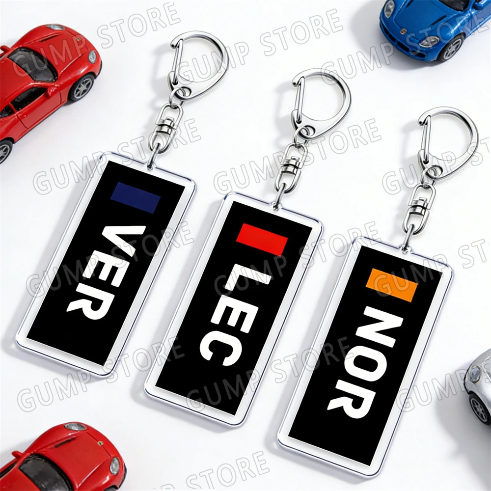 Hot Cool Racing Car Drivers Name Tag Keychains for Women Accessories Bag Motorsport Keyrings Jewelry Friends Fans Friends Gifts view 4